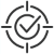 Risk management and mitigation icon