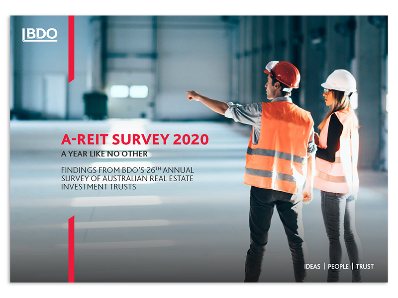 2020 AREIT Report front page