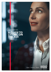 thumbnail displaying a guide to listing on the ASX front cover