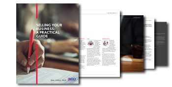 thumbnail displaying the selling a business guide
