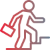business person exiting icon